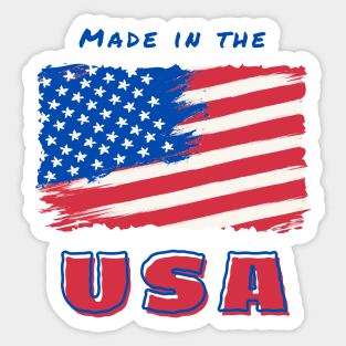 Made in USA Sticker